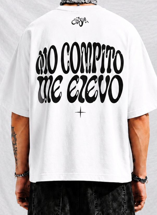 ELEVA “No Compito Me Elevo” Oversized Tee